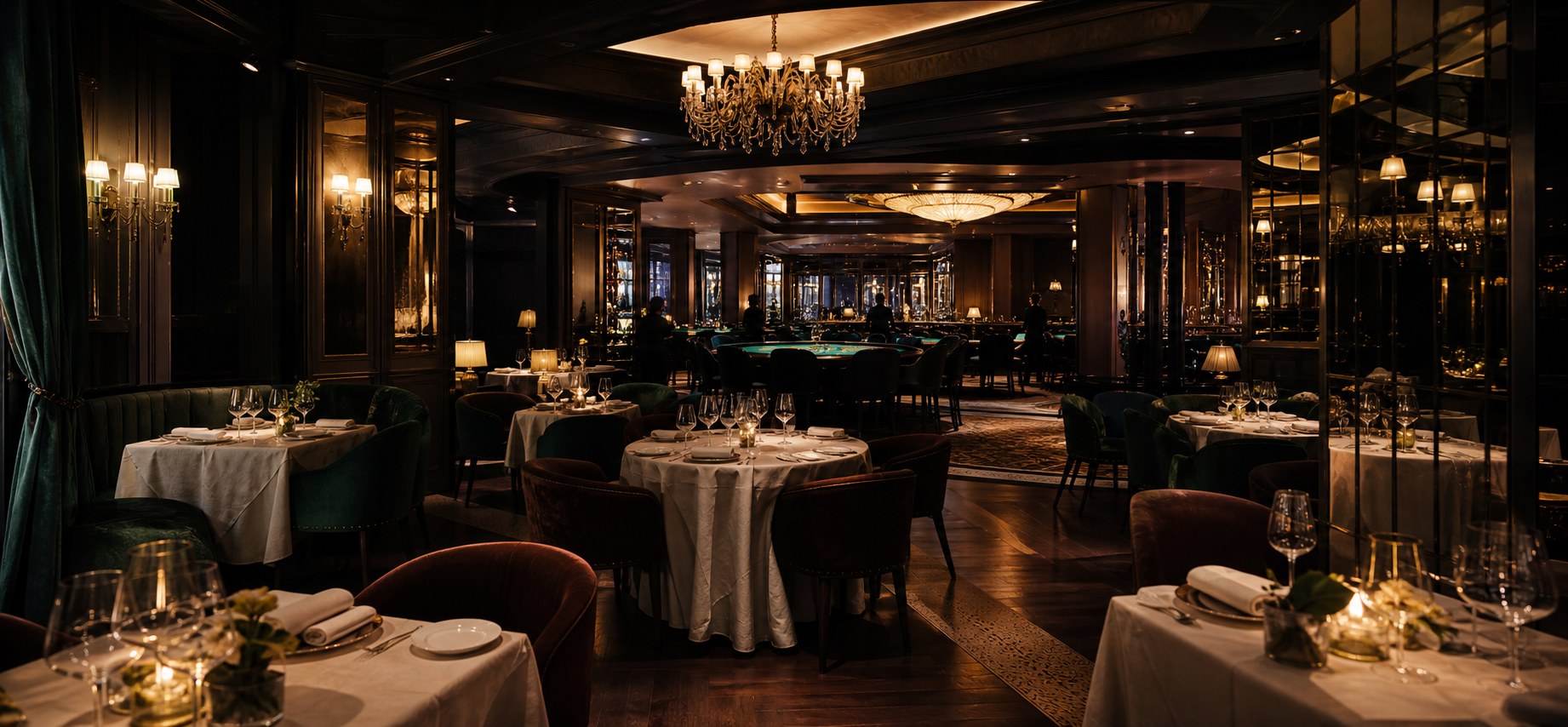 Elegantní interiér restaurace Zenovalink